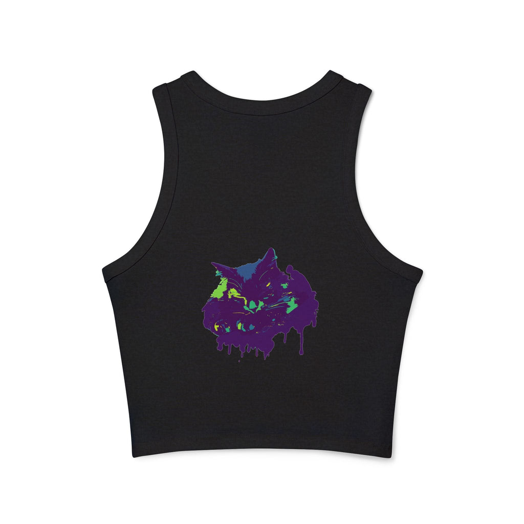 Cat Watercolor Racerback Tank Top Tank Top - Blululi