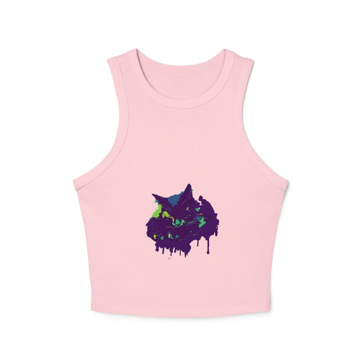 Cat Watercolor Racerback Tank Top Tank Top - Blululi