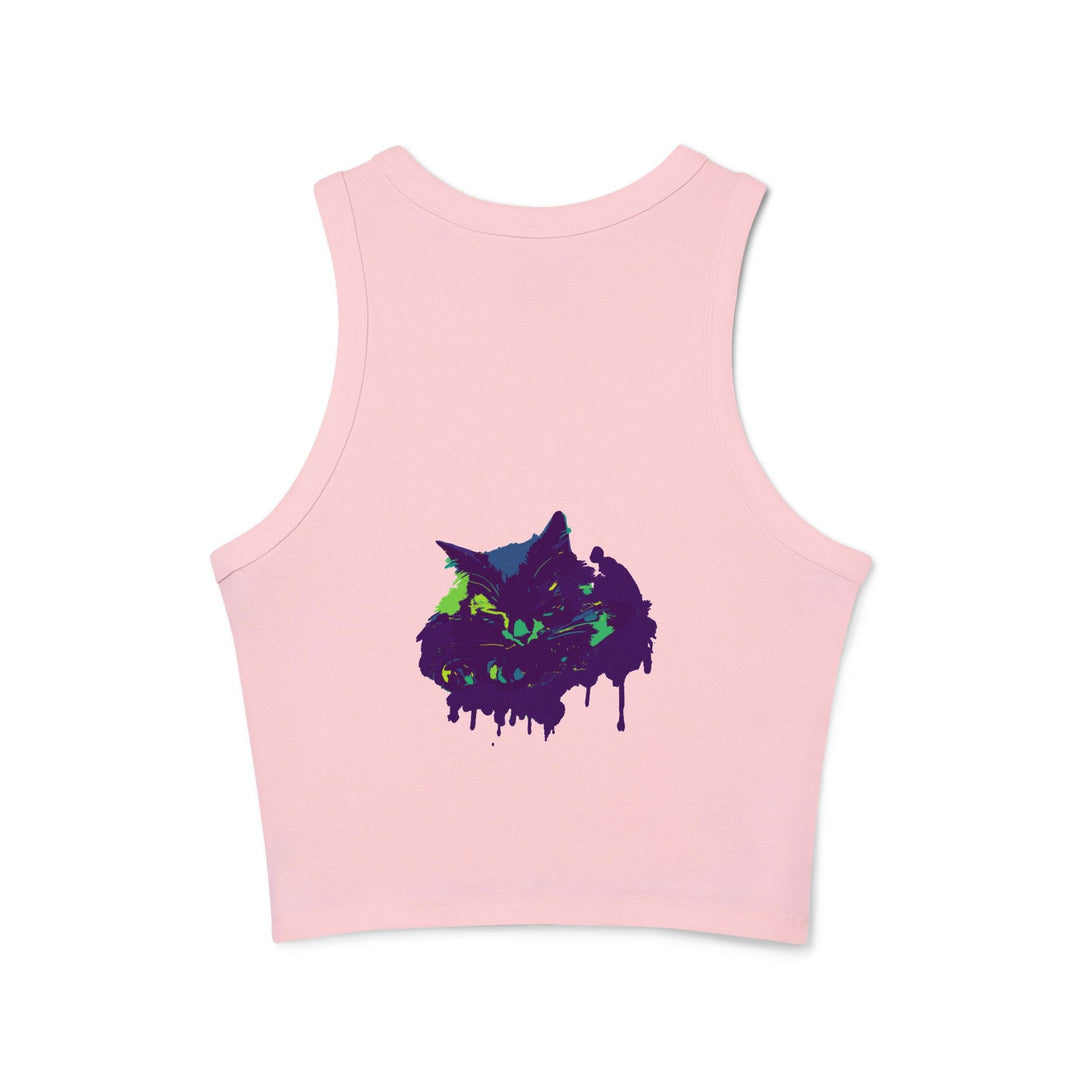 Cat Watercolor Racerback Tank Top Tank Top - Blululi