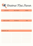 Christmas Essentials Organization Canva Bundle - printable PDF file with meal planner,festive planners,wish list,gift list,christmas planner digital download - Blululi