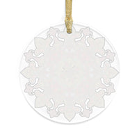 Christmas Mandala Acrylic Ornaments - Blululi