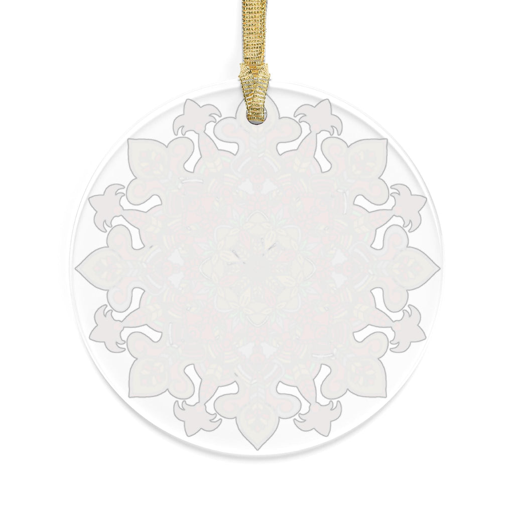 Christmas Mandala Acrylic Ornaments - Blululi