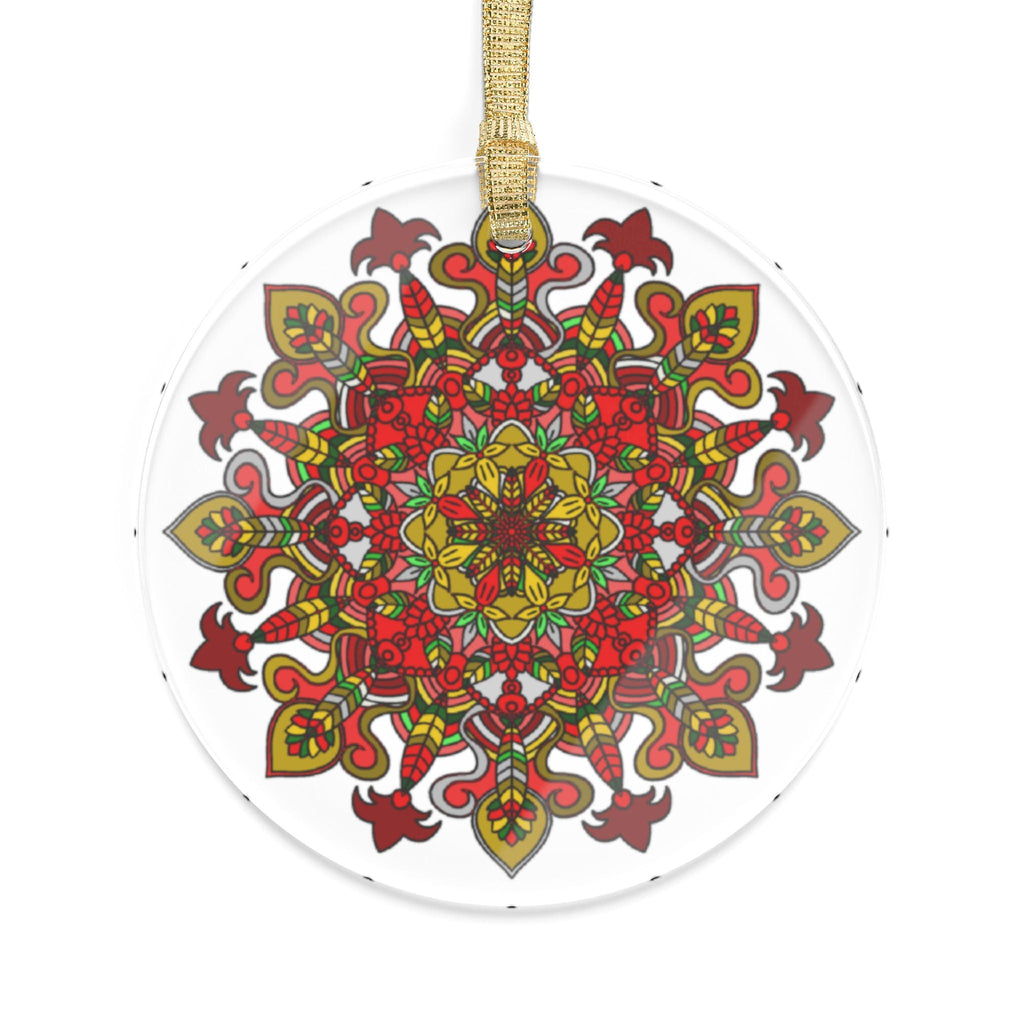 Christmas Mandala Acrylic Ornaments - Blululi