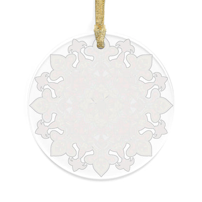 Christmas Mandala Acrylic Ornaments - Blululi