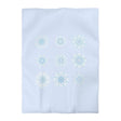 Christmas Microfiber Duvet Cover Mandala Art Drawn by Hand - Mandala on Icy Blue background - Blululi