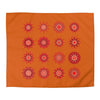 Christmas Microfiber Duvet Cover Mandala Art Drawn by Hand - Mandala on Sunset Orange background - Blululi