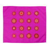 Christmas Microfiber Duvet Cover Mandala Art Drawn by Hand - Mandala on Vibrant Fuchsia background - Blululi