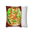 Christmas pillowcase for bed - Spun Polyester Square Pillowcase Mandala Art - Original Fine Art - Hand - drawn - Blululi