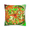 Christmas pillowcase for bed - Spun Polyester Square Pillowcase Mandala Art - Original Fine Art - Hand - drawn - Blululi