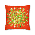 Christmas pillowcase for bed - Spun Polyester Square Pillowcase Mandala Art - Original Fine Art - Hand - drawn - Blululi
