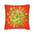 Christmas pillowcase for bed - Spun Polyester Square Pillowcase Mandala Art - Original Fine Art - Hand - drawn - Blululi