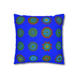 Christmas pillowcase for bed - Spun Polyester Square Pillowcase Mandala Art - Original Fine Art - Hand - drawn, Blue - Blululi