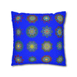 Christmas pillowcase for bed - Spun Polyester Square Pillowcase Mandala Art - Original Fine Art - Hand - drawn, Blue - Blululi