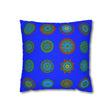 Christmas pillowcase for bed - Spun Polyester Square Pillowcase Mandala Art - Original Fine Art - Hand - drawn, Blue - Blululi