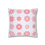 Christmas pillowcase for bed - Spun Polyester Square Pillowcase Mandala Art - Original Fine Art - Hand - drawn, Light Lavender - Blululi