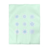 Christmas Snowflakes Microfiber Duvet Cover Mandala Art Drawn by Hand - Mandala on Minty Fresh background - Blululi