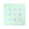 Christmas Snowflakes Microfiber Duvet Cover Mandala Art Drawn by Hand - Mandala on Minty Fresh background - Blululi