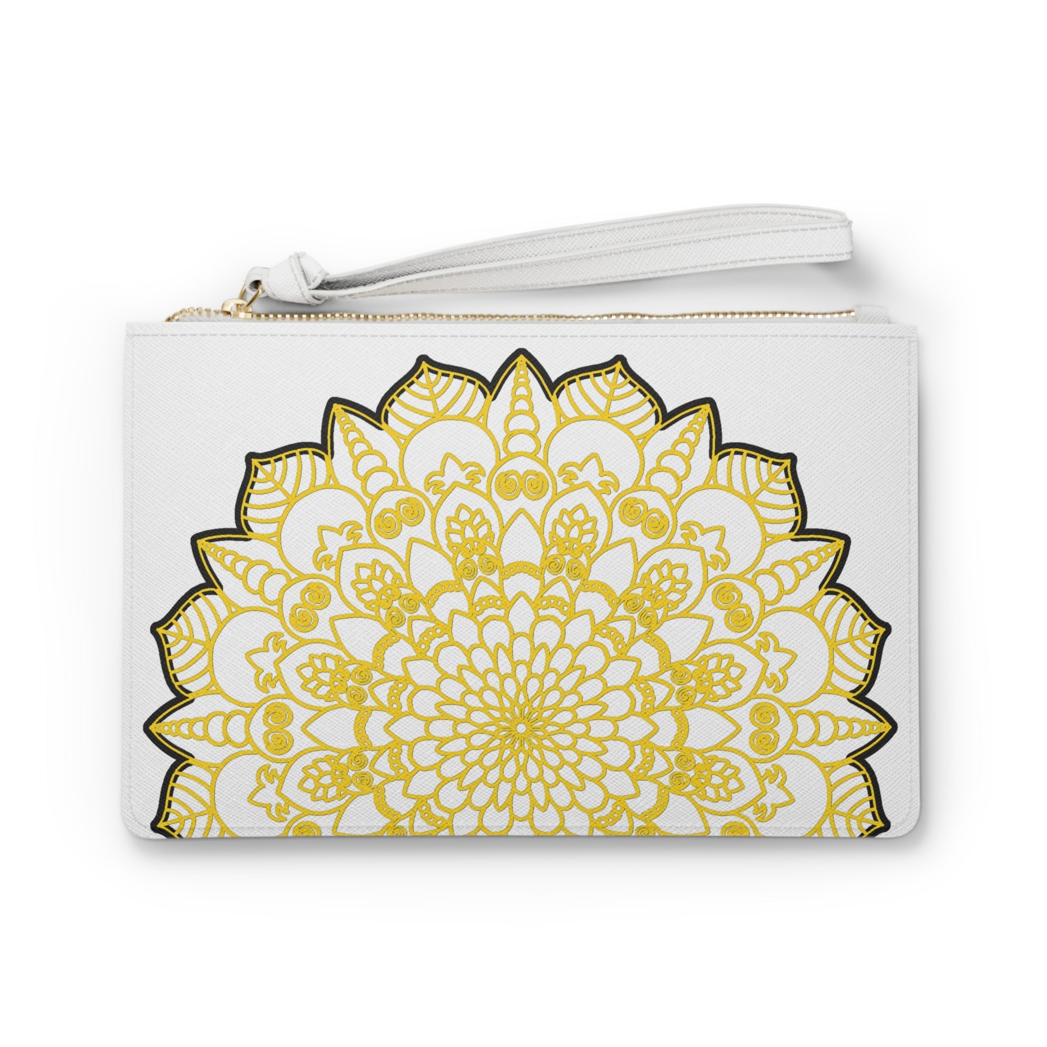 Clutch Bag Mandala Design Hand Drawn Bags - Blululi