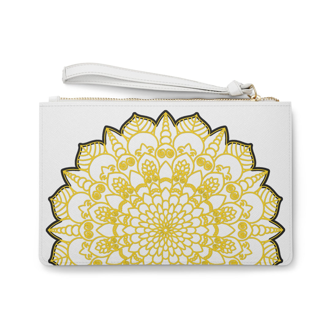 Clutch Bag Mandala Design Hand Drawn Bags - Blululi