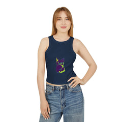Colorful Cat Watercolor Racerback Tank Top Tank Top - Blululi