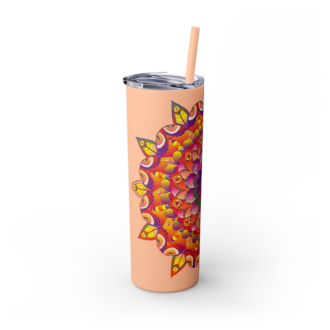 Colorful Mandala 20oz Tumbler - Hot/Cold Drinks Mug - Blululi