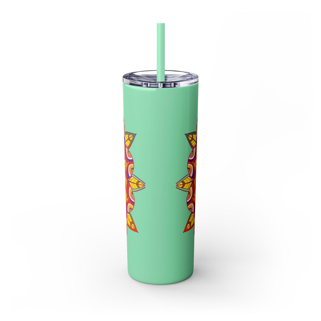 Colorful Mandala 20oz Tumbler - Hot/Cold Drinks Mug - Blululi