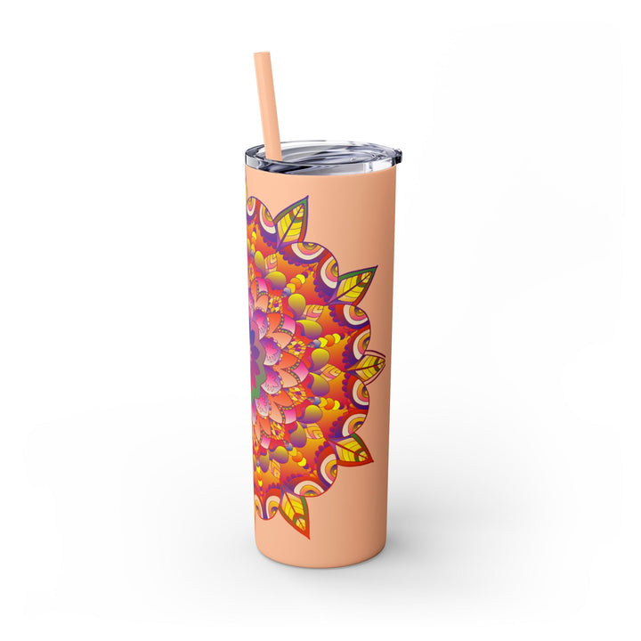 Colorful Mandala 20oz Tumbler - Hot/Cold Drinks Mug - Blululi