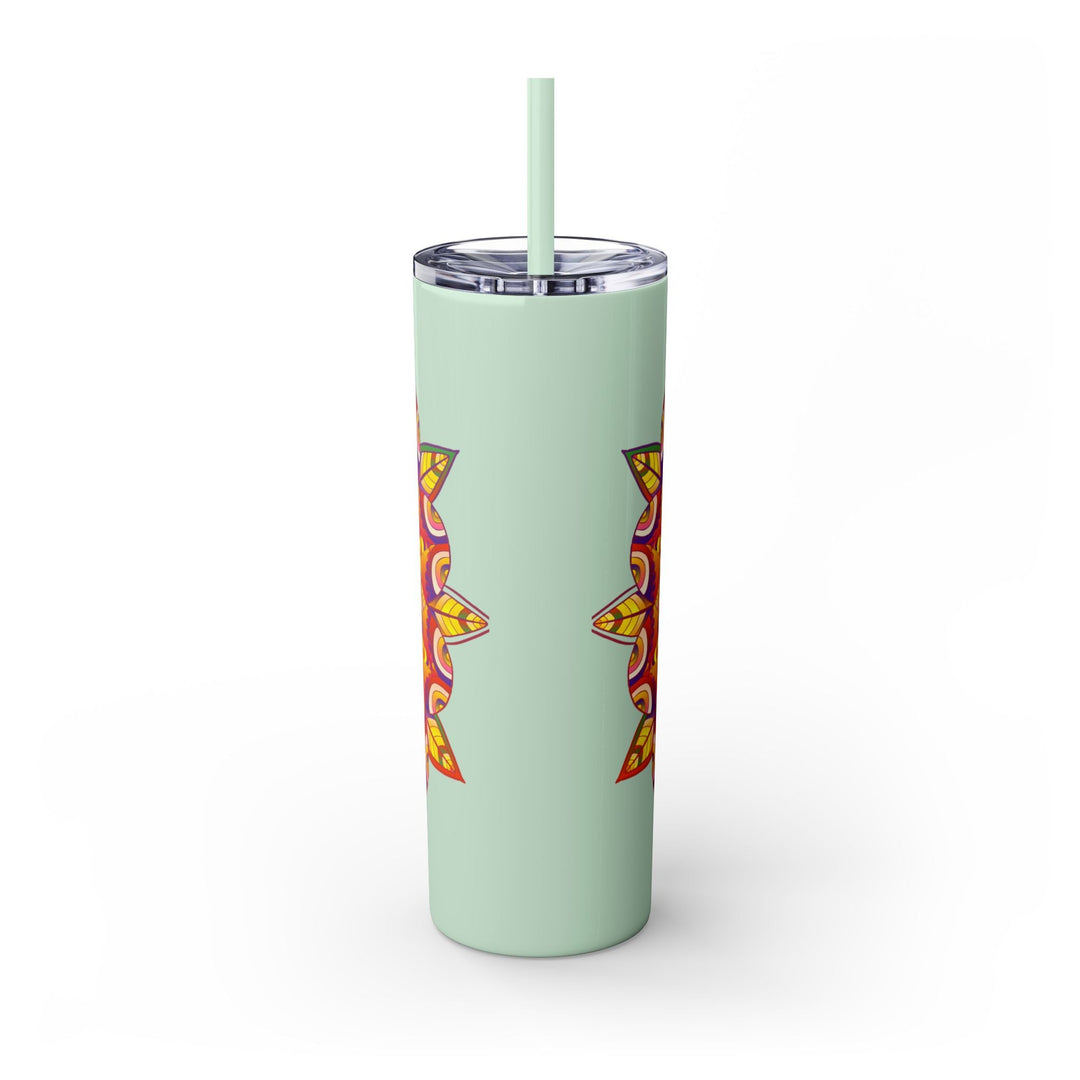 Colorful Mandala 20oz Tumbler - Hot/Cold Drinks Mug - Blululi