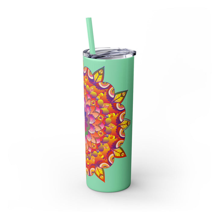 Colorful Mandala 20oz Tumbler - Hot/Cold Drinks Mug - Blululi