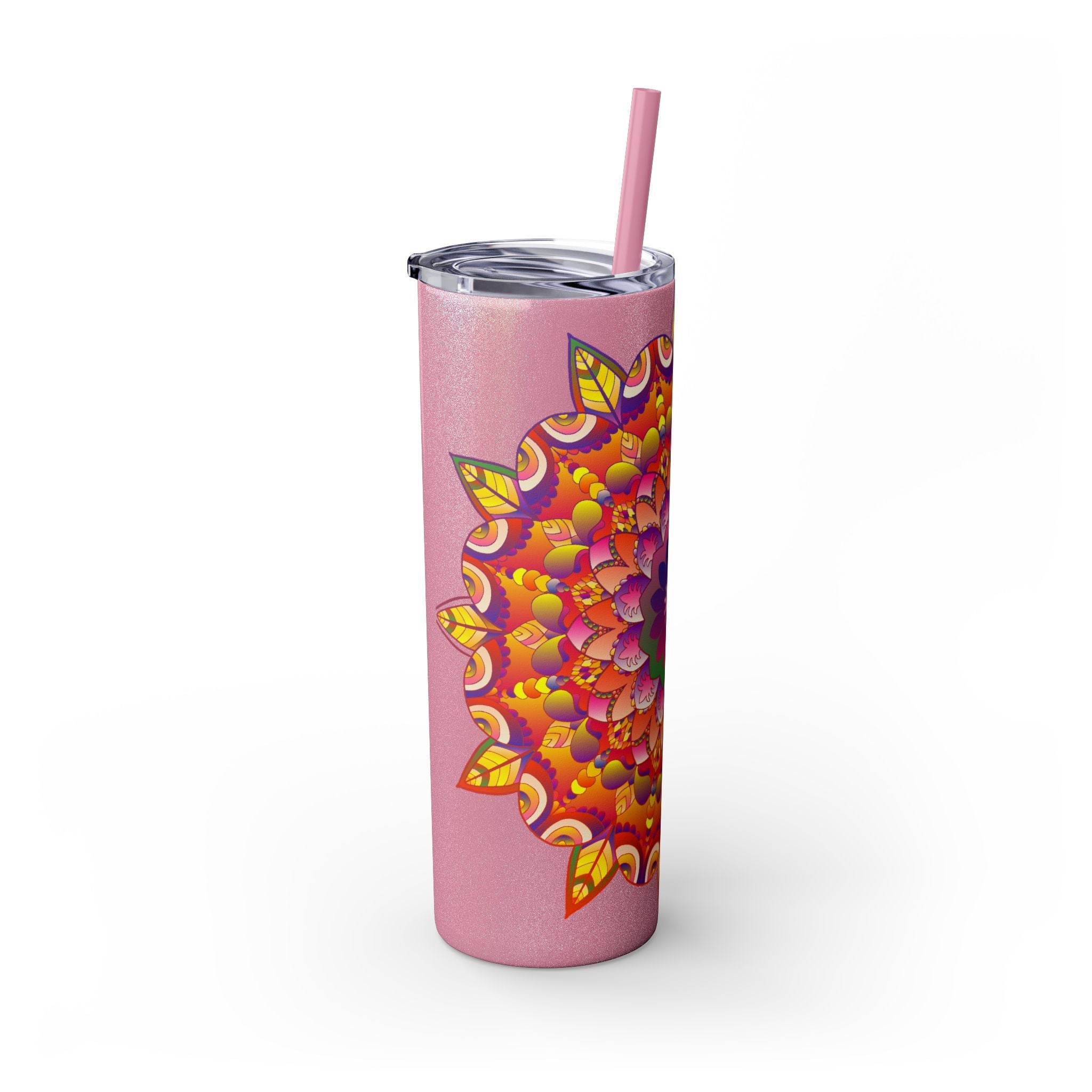 Colorful Mandala 20oz Tumbler - Hot/Cold Drinks Mug - Blululi