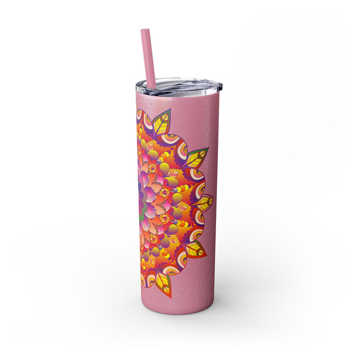 Colorful Mandala 20oz Tumbler - Hot/Cold Drinks Mug - Blululi