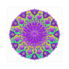 Colorful Mandala Art Poster - Intricate Design Poster - Blululi
