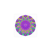 Colorful Mandala Art Poster - Intricate Design Poster - Blululi