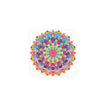 Colorful Mandala Art Poster - Stained Glass Design Poster - Blululi