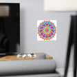 Colorful Mandala Art Poster - Stained Glass Design Poster - Blululi