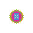 Colorful Mandala Art Print - Boho Home Decor Poster - Blululi