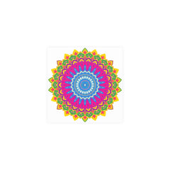 Colorful Mandala Art Print - Boho Home Decor Poster - Blululi