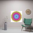 Colorful Mandala Art Print - Boho Home Decor Poster - Blululi