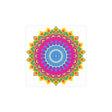 Colorful Mandala Art Print - Boho Home Decor Poster - Blululi