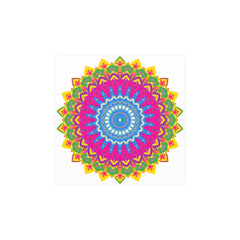 Colorful Mandala Art Print - Boho Home Decor Poster - Blululi