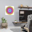 Colorful Mandala Art Print - Boho Home Decor Poster - Blululi