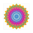 Colorful Mandala Art Print - Boho Home Decor Poster - Blululi