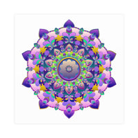 Colorful Mandala Art Print - Boho Wall Decor Poster - Blululi