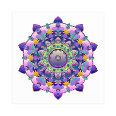 Colorful Mandala Art Print - Boho Wall Decor Poster - Blululi