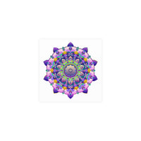 Colorful Mandala Art Print - Boho Wall Decor Poster - Blululi