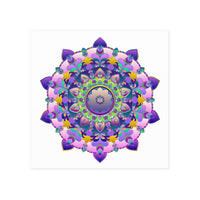 Colorful Mandala Art Print - Boho Wall Decor Poster - Blululi