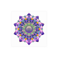 Colorful Mandala Art Print - Boho Wall Decor Poster - Blululi
