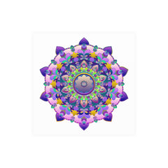 Colorful Mandala Art Print - Boho Wall Decor Poster - Blululi