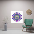 Colorful Mandala Art Print - Boho Wall Decor Poster - Blululi