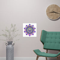 Colorful Mandala Art Print - Boho Wall Decor Poster - Blululi